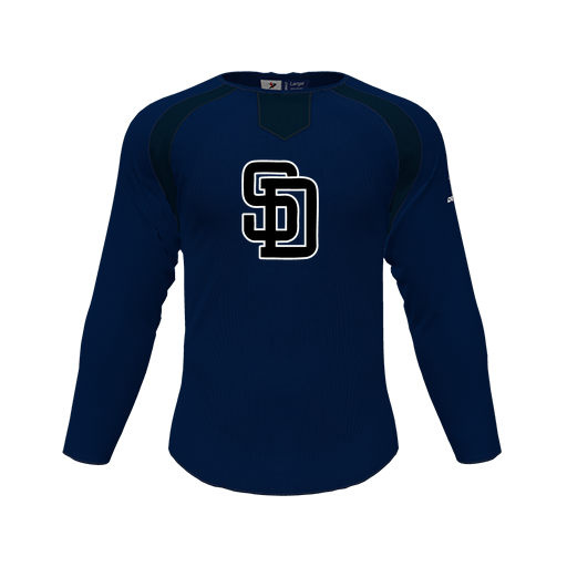 [CUS-DFW-PULL-FLC-CNK-LSL-NVY-YS-LOGO1] Pullover (Youth S, Navy, Logo 1)