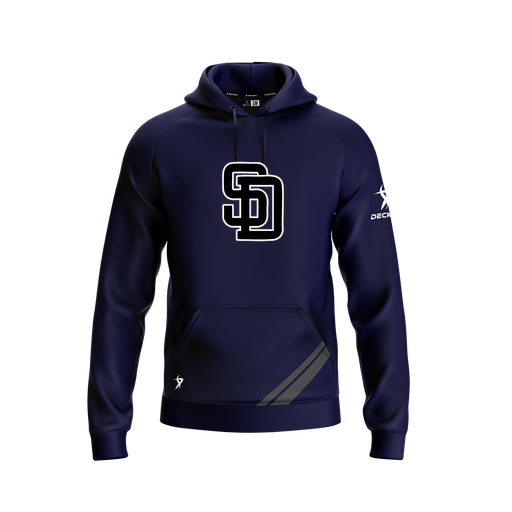 [FOLHSMNV-YXS-LOGO1] Decker Summit Hoodie (Youth XS, Navy, Logo 1)