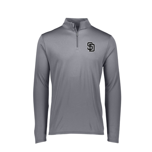 [FTLQFLGY-FAXS-LOGO1] Decker Women's Flex-Lite 1/4 Zip Shirt (Female Adult XS, Gray, Logo 1)