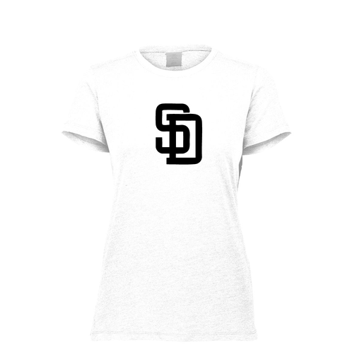 [FTSCUBWH-FAXS-LOGO1] Decker Women's Tri-Blend T-Shirt - Short Sleeve (Female Adult XS, White, Logo 1)