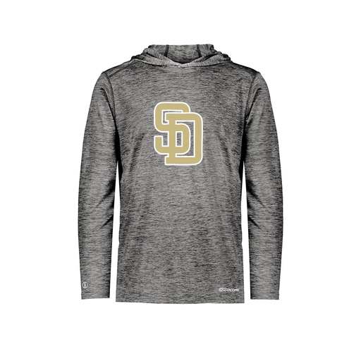 [FOLHCGBK-AS-LOGO3] Decker Men's Charge Hoodie (Adult S, Black, Logo 3)