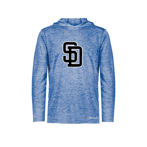 [FOLHCGRY-AS-LOGO1] Decker Men's Charge Hoodie (Adult S, Royal, Logo 1)