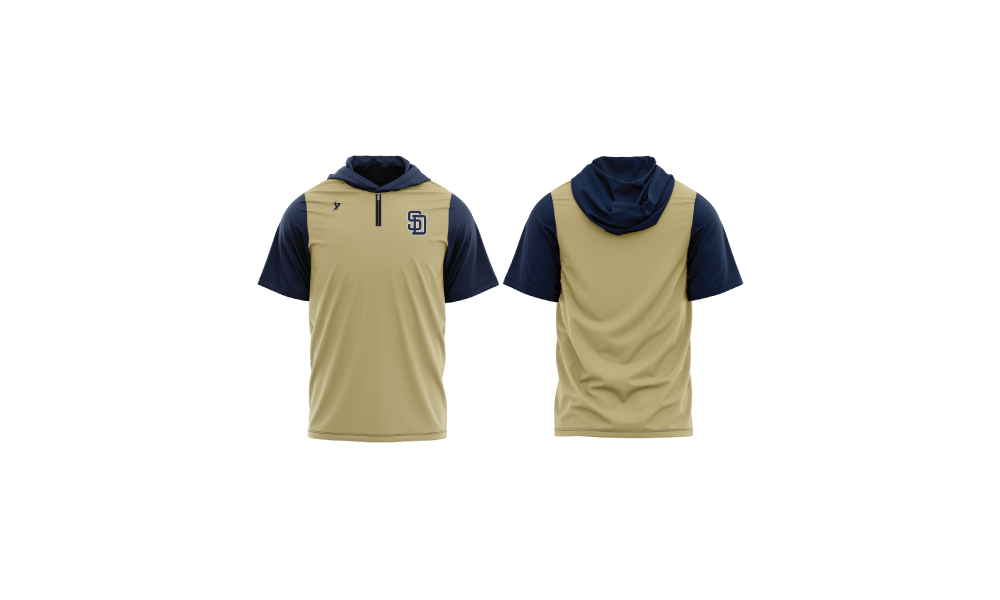 Gold & Navy SSL 1/4 Zip (Lightweight)