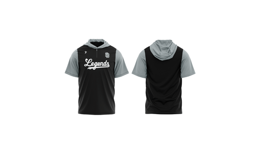 Black & Grey SSL 1/4 Zip (Lightweight)