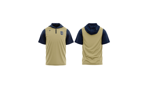 Gold & Navy SSL 1/4 Zip (Lightweight)