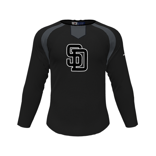 [CUS-DFW-PULL-FLC-CNK-LSL-BLK-YS-LOGO1] Pullover (Youth S, Black, Logo 1)
