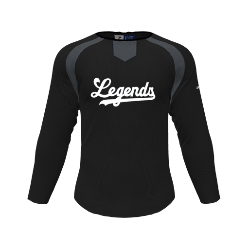 [CUS-DFW-PULL-FLC-CNK-LSL-BLK-YS-LOGO2] Pullover (Youth S, Black, Logo 2)