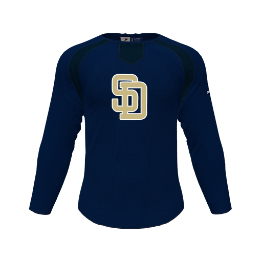 [CUS-DFW-PULL-FLC-CNK-LSL-NVY-YS-LOGO3] Pullover (Youth S, Navy, Logo 3)