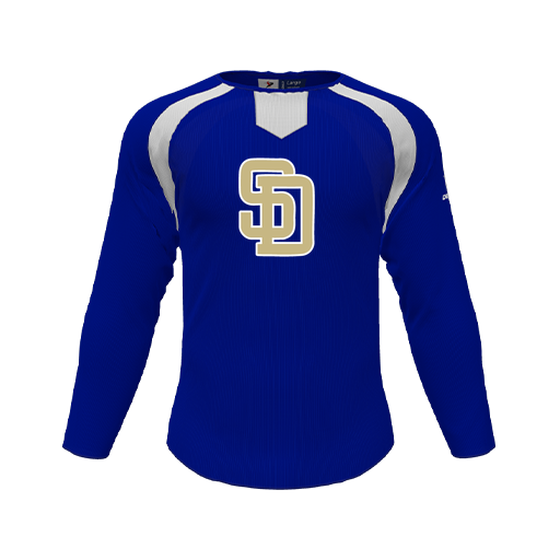 [CUS-DFW-PULL-FLC-CNK-LSL-RYL-YS-LOGO3] Pullover (Youth S, Royal, Logo 3)