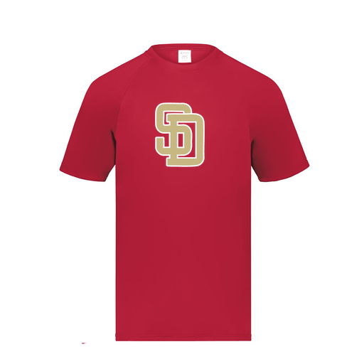 [2790.083.S-LOGO3] Men's Smooth Sport T-Shirt (Adult S, Red, Logo 3)