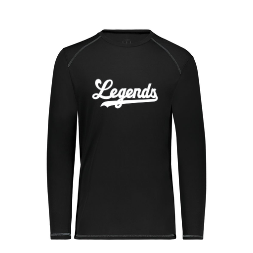 [6845.080.S-LOGO2] Men's SoftTouch Long Sleeve (Adult S, Black, Logo 2)