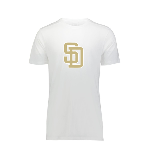 [FTSCUBWH-YS-LOGO3] Decker Youth Tri-Blend T-Shirt - Short Sleeve (Youth S, White, Logo 3)