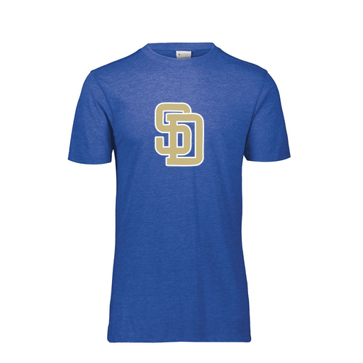 [3066.U55.S-LOGO3] Youth Ultra-blend T-Shirt (Youth S, Royal, Logo 3)
