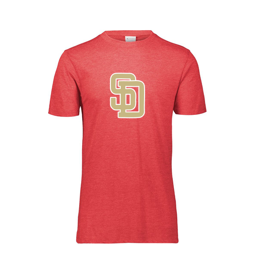 [3066.V96.S-LOGO3] Youth Ultra-blend T-Shirt (Youth S, Red, Logo 3)