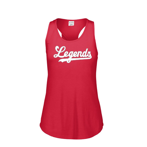[3078.V96.S-LOGO2] Ladies Tri Blend Tank Top (Female Adult S, Red, Logo 2)