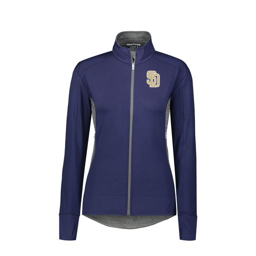 [371263.H71.S-LOGO3] Girls FreeForm Jacket (Female Youth S, Navy, Logo 3)