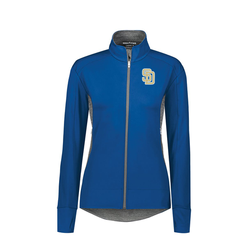 [371263.H73.S-LOGO3] Girls FreeForm Jacket (Female Youth S, Royal, Logo 3)