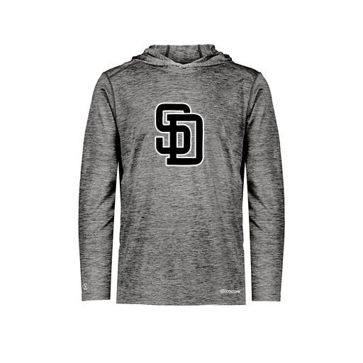 [CUS-DFW-CHGHOOD-PER-LSL-BLK-AS-LOGO1] Men's Charge Hoodie (Adult S, Black, Logo 1)