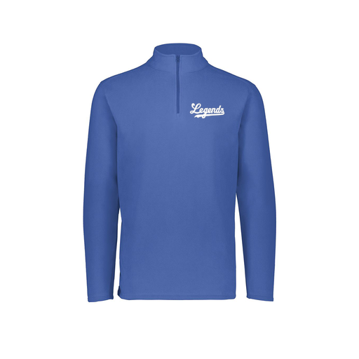 [6863.060.XS-LOGO2] Men's MicroFleece 1/4 Zip Pullover (Adult XS, Royal, Logo 2)