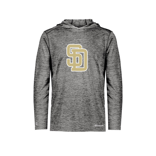 [CUS-DFW-CHGHOOD-PER-LSL-BLK-YS-LOGO3] Youth Charge Hoodie (Youth S, Black, Logo 3)