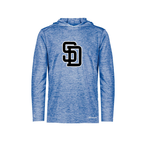 [FOLHCGRY-YS-LOGO1] Decker Youth Charge Hoodie (Youth S, Royal, Logo 1)