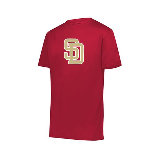 [222818.083.S-LOGO3] Men's Movement Dri Fit Shirt (Adult S, Red, Logo 3)