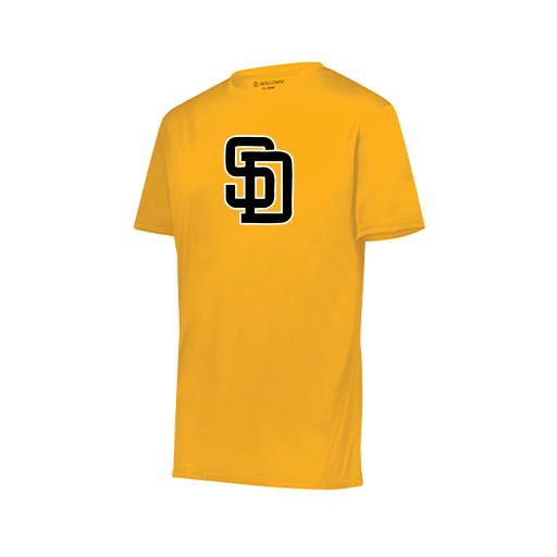 [222818.025.S-LOGO1] Men's Movement Dri Fit Shirt (Adult S, Athletic Gold, Logo 1)