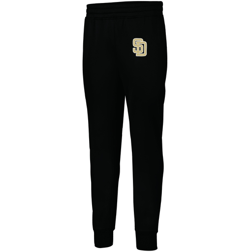 [5566.080.XS-LOGO3] Men's PERFORMANCE FLEECE JOGGER (Adult XS, Black, Logo 3)