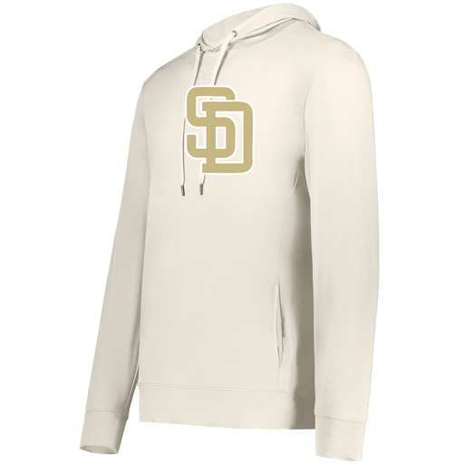 [222598.907.S-LOGO3] Men's Ventura Thin Knit Hoodie (Adult S, White, Logo 3)