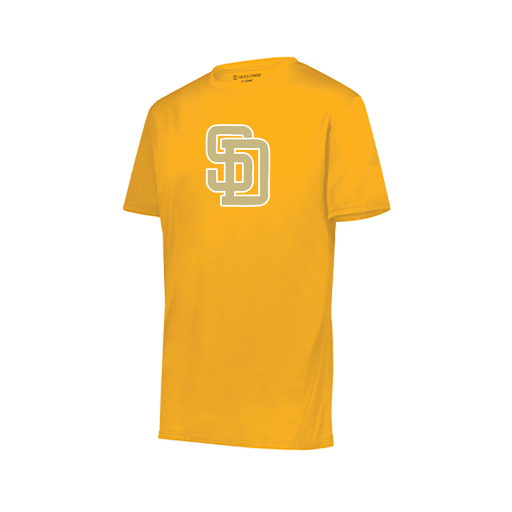 [222819.025.XXS-LOGO3] Youth Movement Dri Fit Shirt (Youth XXS, Athletic Gold, Logo 3)