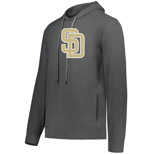 [222698.E83.S-LOGO3] YOUTH VENTURA THIN KNIT HOODIE (Youth S, Gray, Logo 3)