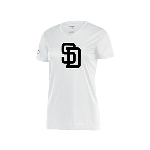 [222820.005.S-LOGO1] Ladies Movement Dri Fit Shirt (Female Adult S, White, Logo 1)